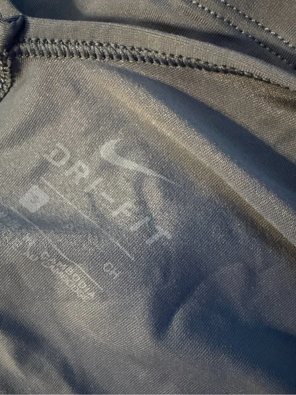 Nike Dark Blue Slim Performance Tank with Open Back